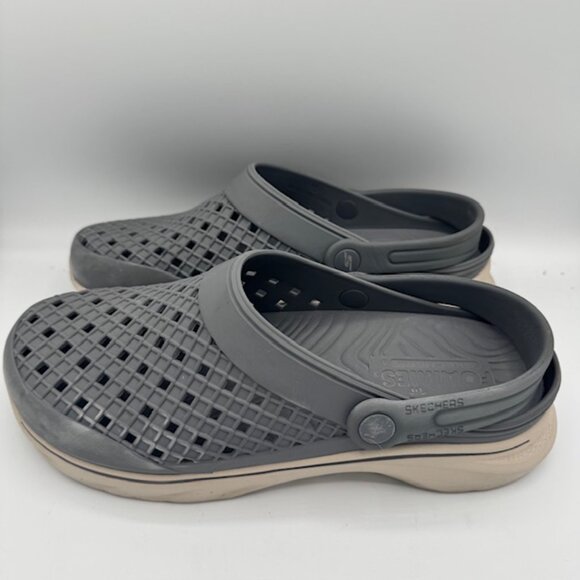 Skechers Foamies GO WALK 7 Ambition Gray Men's Size 9 - Picture 1 of 6